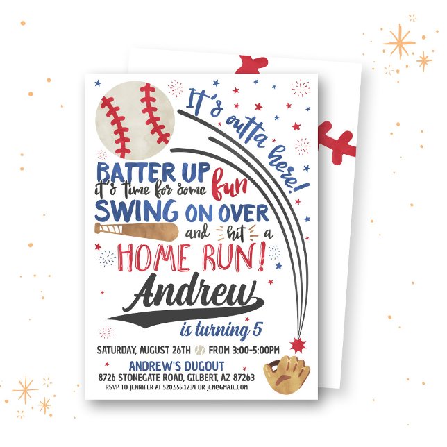 Baseball Birthday Invitation (Creator Uploaded)
