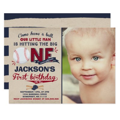 Baseball Birthday Invitation Zazzle Baseball Birthday Invitation Zazzle