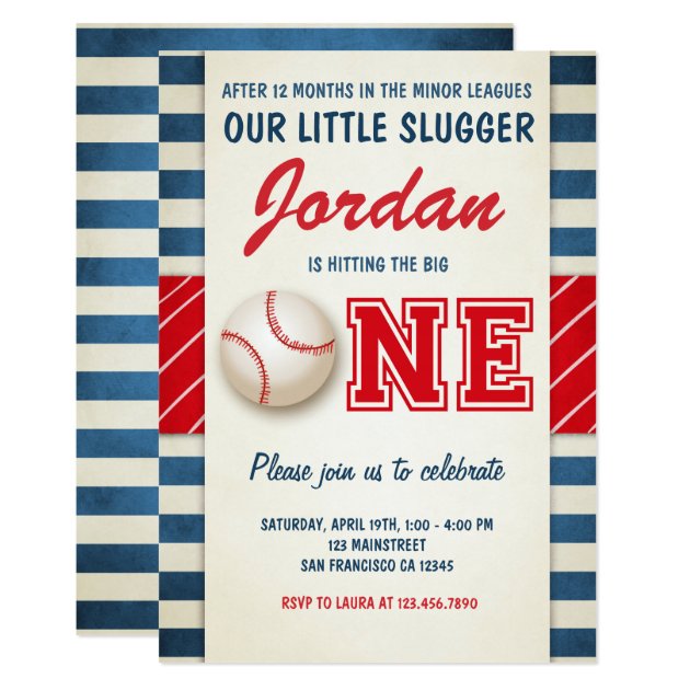 Baseball Birthday Invitation Birthday Party Boys