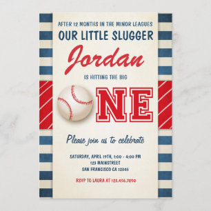 Baseball birthday invitation Birthday Party boys