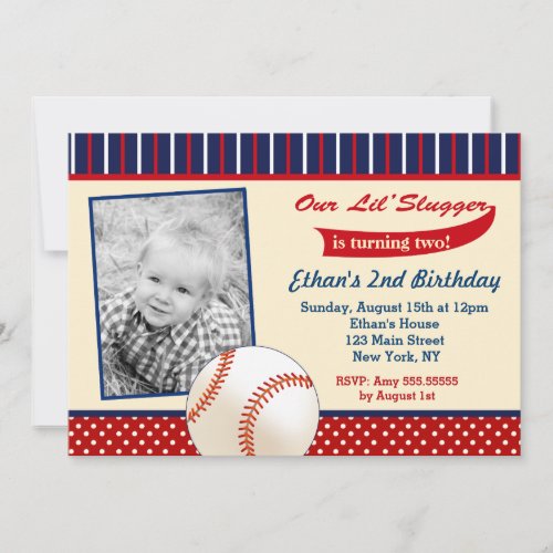 Baseball Birthday Invitations