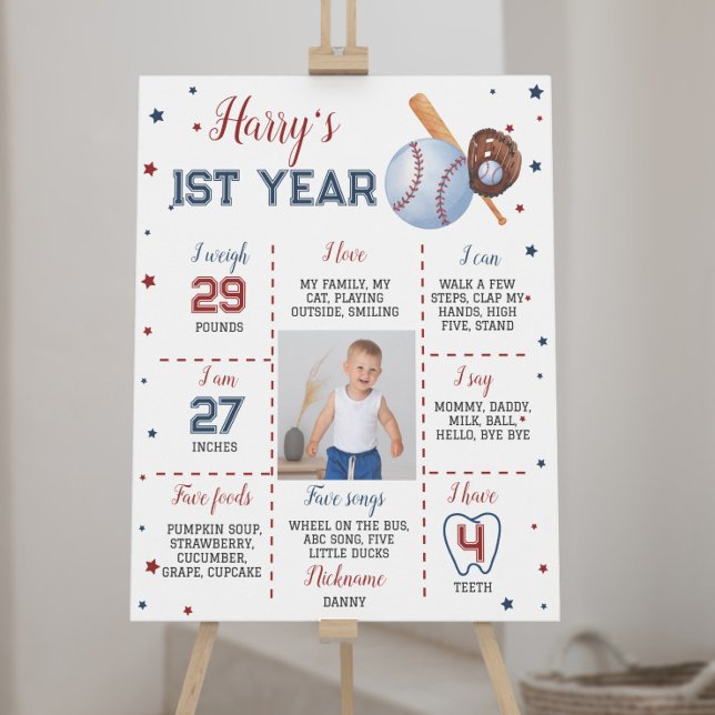 Baseball Birthday Milestone Sign Batter Up (Creator Uploaded)