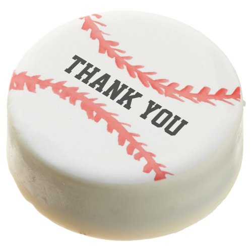 Baseball birthday party favor cookie