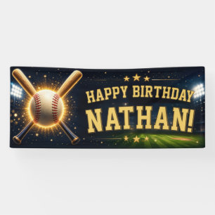 Baseball Birthday Party Sports Theme for Kids Banner
