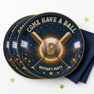 Baseball Birthday Party Sports Theme Paper Plates