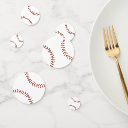 Baseball Birthday Party Table Confetti