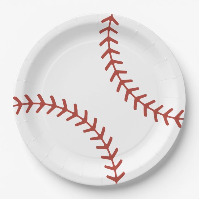 Baseball Birthday Plates (Front)