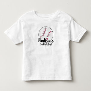 Baseball Birthday Shirts for Toddlers