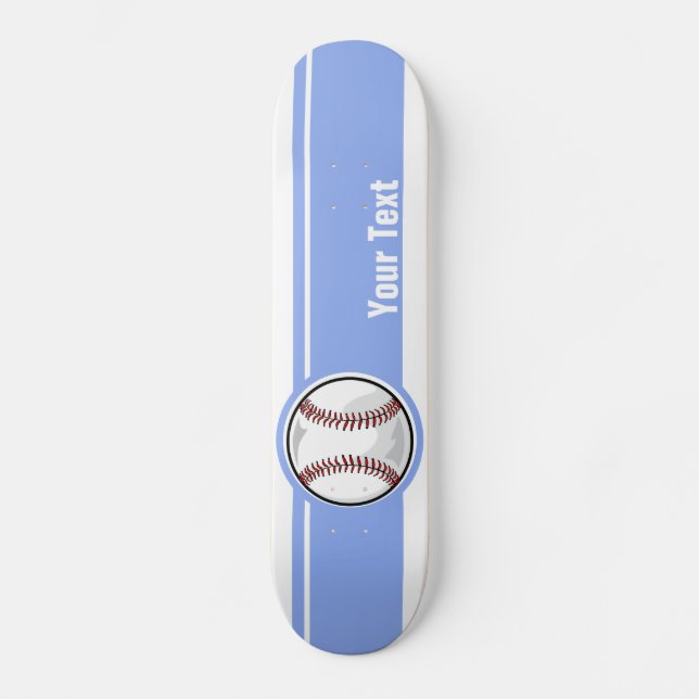 Baseball; Blue Skateboard (Front)