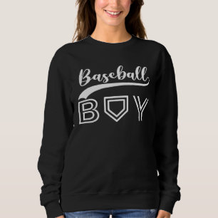 Baseball Boys Kids  Sport Fan Baseball Boy Sweatshirt