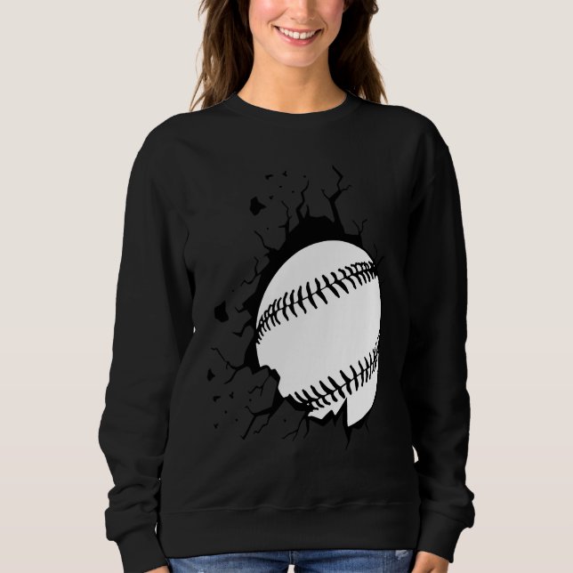 Baseball breakthrough for baseball players sweatshirt (Front)