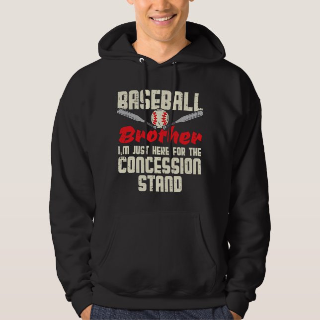 Baseball Brother Concession Stand Family Matching  Hoodie (Front)