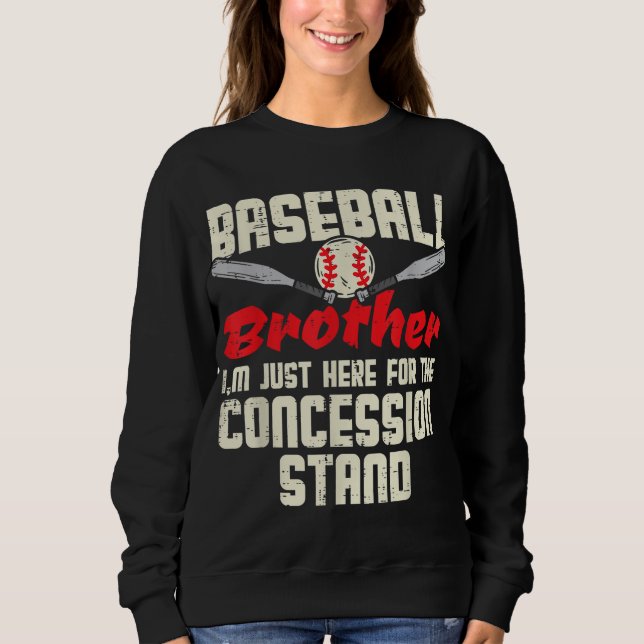 Baseball Brother Concession Stand Family Matching  Sweatshirt (Front)