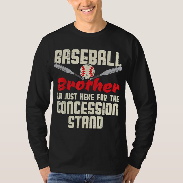 Baseball Brother Concession Stand Family Matching  T-Shirt (Front)
