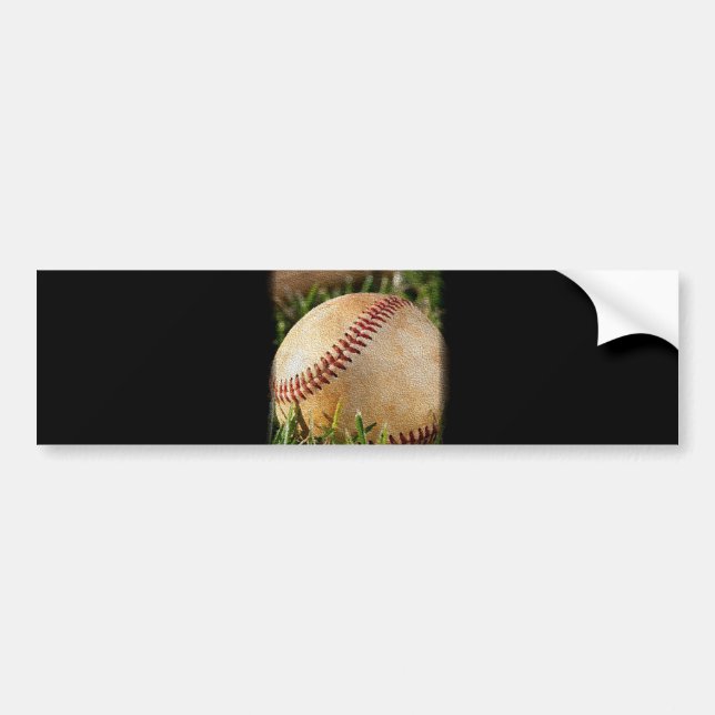 Baseball Bumper Sticker (Front)