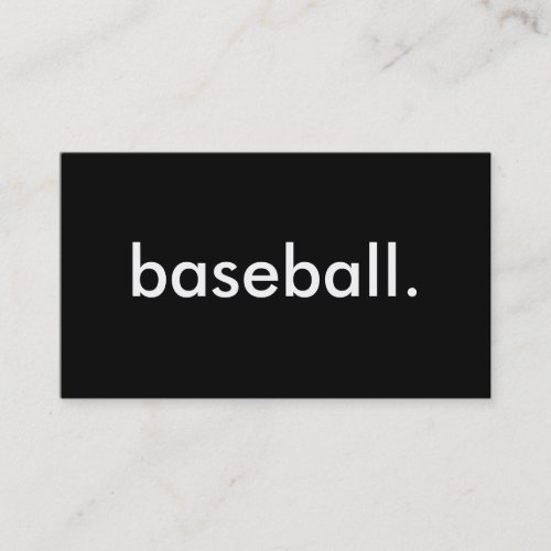 baseball. business card templates