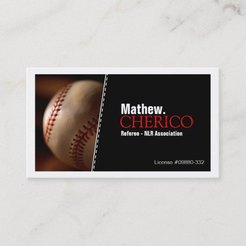 Baseball - Business Cards