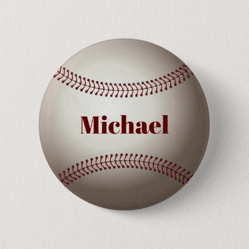 Baseball Button