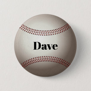 Baseball Button Template, personalize