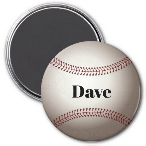 Baseball Button Template personalize Magnet