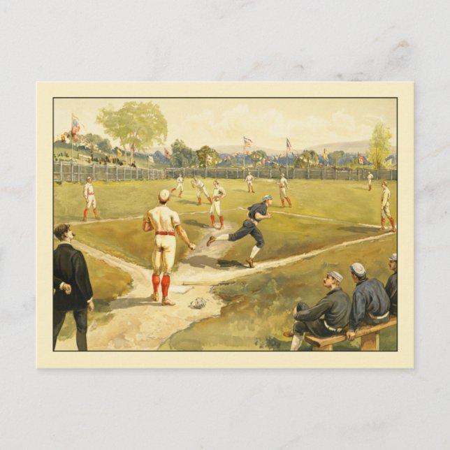 Baseball by Henry Sandham Postcard (Front)