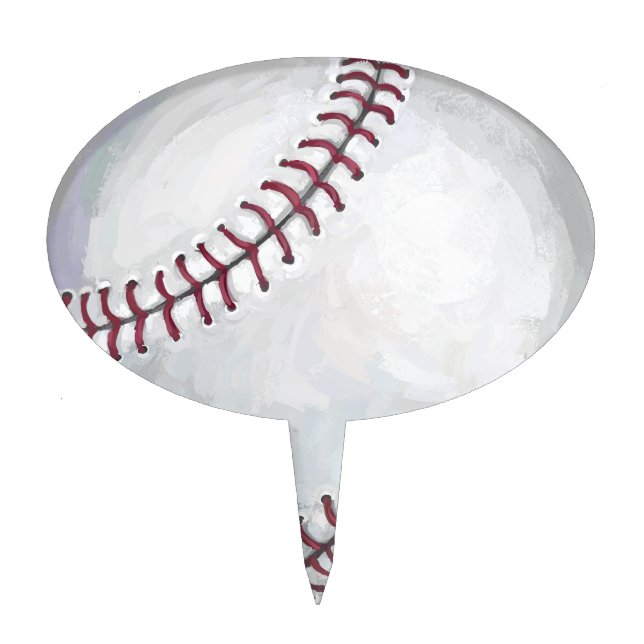 Baseball Cake Topper (Front)
