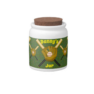 Baseball Candy Jar