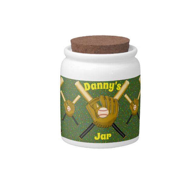 Baseball Candy Jar (Front)