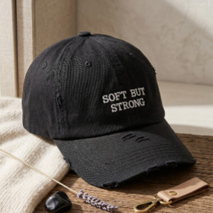 Baseball Cap   Aesthetic Earth Tone Typography