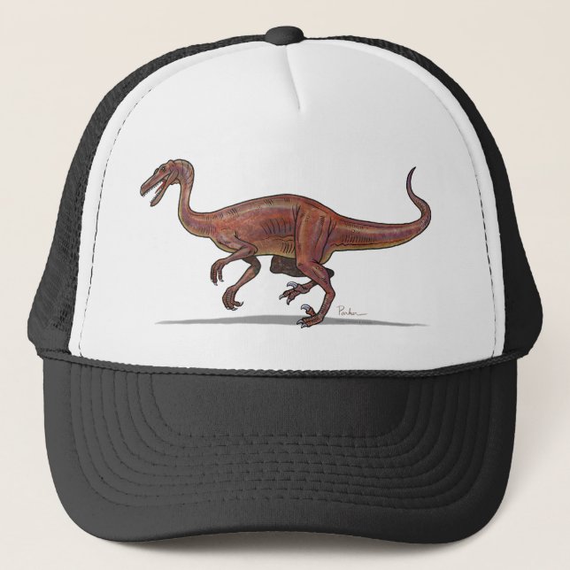 Baseball Cap Troodon Dinosaur (Front)