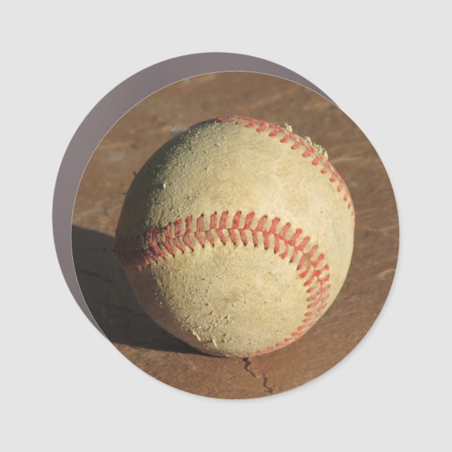 Baseball Car Magnet (Front)