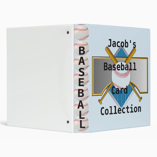 Baseball Card Collection Binder | Zazzle.com