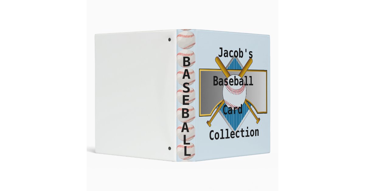 Baseball Card Collection Binder | Zazzle