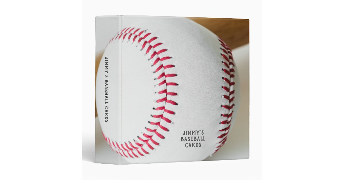 Baseball Card Collectors 3 Ring Binder