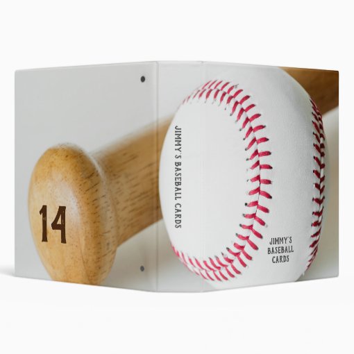 Baseball Card Collectors 3 Ring Binder Zazzle