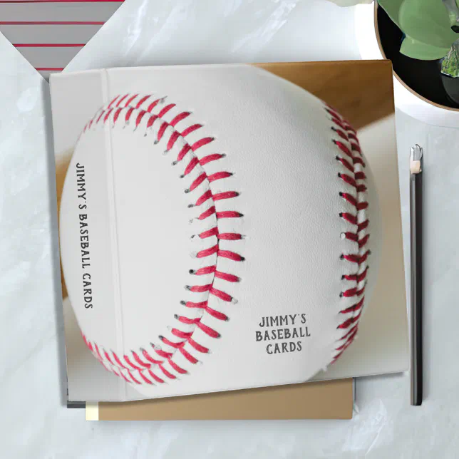 Baseball Card Collectors 3 Ring Binder Zazzle