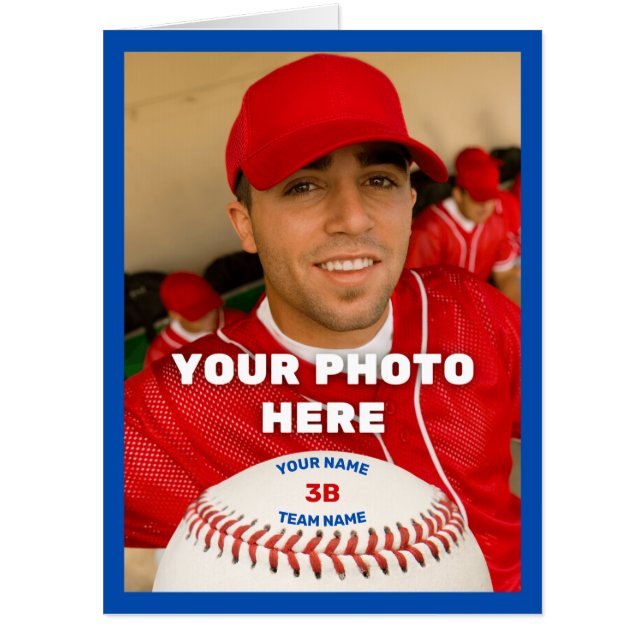 Baseball Card  (Customized Batter Stats)  (Front)