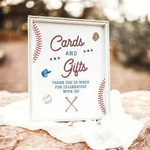 Baseball Cards and Gifts Sign, Rookie of the Year Poster