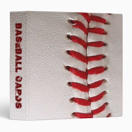 Baseball Cards Scrapbook 3 Ring Binder | Zazzle.com