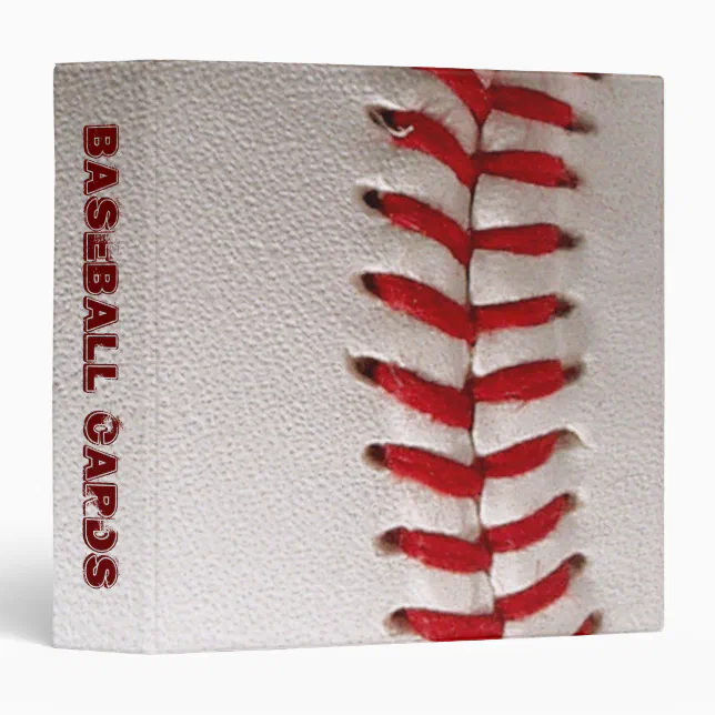 Baseball Cards Scrapbook 3 Ring Binder Zazzle