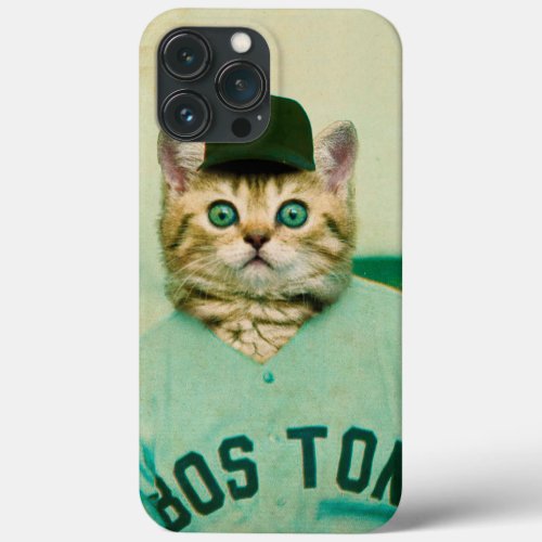 Baseball Cat iPhone 13 Pro Max Case