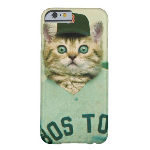 Baseball Cat Barely There iPhone 6 Case