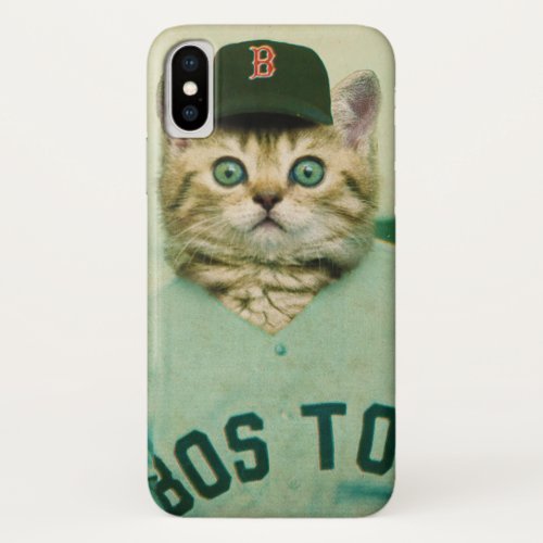 Baseball Cat iPhone X Case
