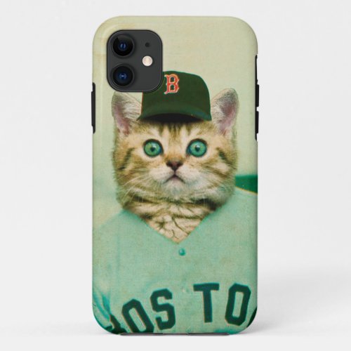 Baseball Cat iPhone 11 Case