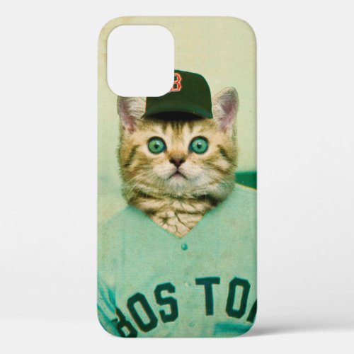 Baseball Cat iPhone 12 Case