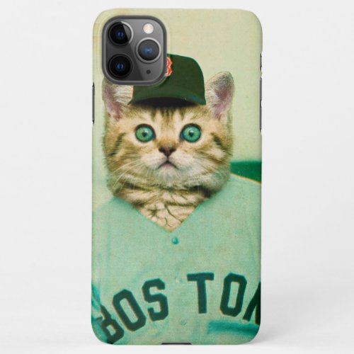 Baseball Cat iPhone 11Pro Max Case