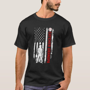 Baseball Catcher Grandpa Of A Baseball Catcher US T-Shirt