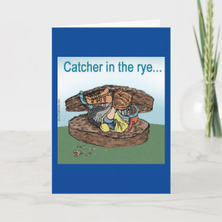 Baseball Catcher In The Rye Card