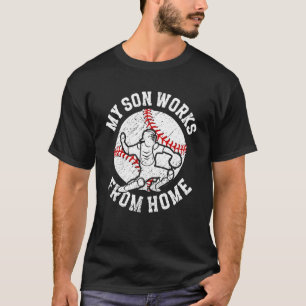 Baseball Catcher Mom Funny Baseball Catcher Mama T-Shirt