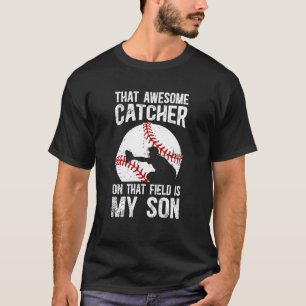 Baseball Catcher Mom Proud Baseball Catcher Mama 1 T-Shirt